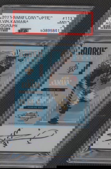 2017 CONTENDERS OPTIC ALVIN KAMARA AUTO PSA 9