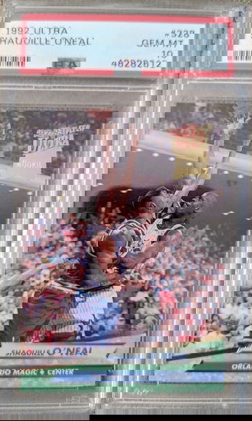 1992-93 Fleer Ultra Shaquille O'Neal Rookie #328 PSA 10 Shipping from Canada 