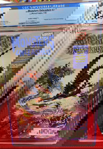 Monsters Unleashed #7 - CGC 9.4 - Second Print - Rare HTF