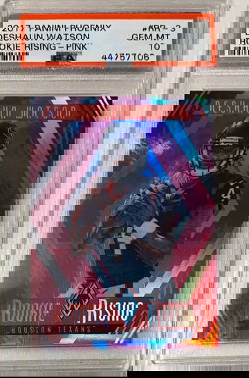 2017 Panini phoenix Deshaun Watson Rookie Pink GEM-MT PSA 10