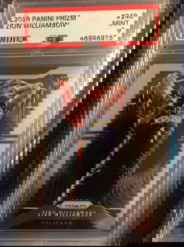 2019 Zion Williamson Panini Prizm PSA 9