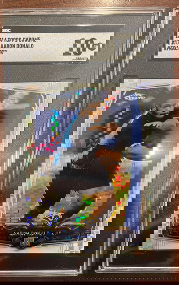 2014 Topps Chrome Xfractor Aaron Donald Rookie RC SGC 10