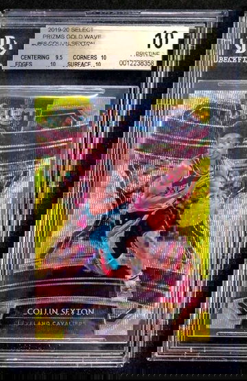 POP 1 BGS 10 Collin Sexton 2019-20 Select Prizms Gold Wave #68 - DHL Express Air 5-6 Days with Tracking from Overseas