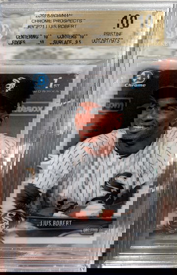 2018 Bowman Chrome Luis Robert BGS 10 Pristine