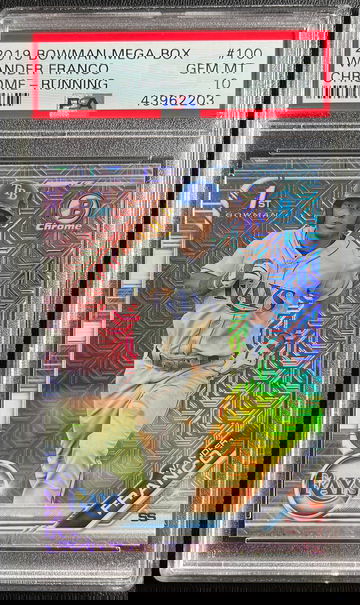 2019 BOWMAN CHROME MEGA BOX WANDER FRANCO PSA 10