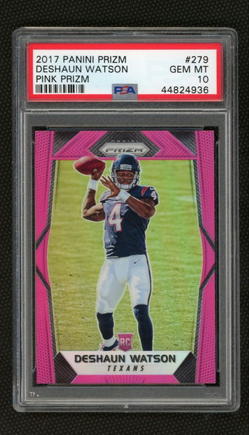 Deshaun Watson 2017 Panini Pink Prizm PSA 10