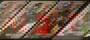 2014 Panini Prizm Mike Evans Rookie Silver Refractors Lot of 3 (3 Variations)