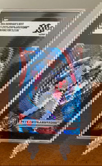 2024 Bowman’s Best Pete Crow Armstrong Blue Xfractor Refractor RC /150 SGC 10 Gem