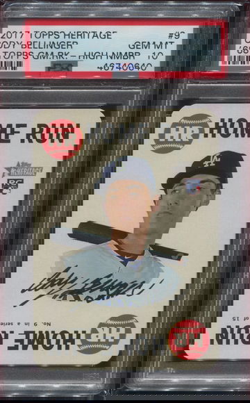 2017 Topps Heritage CODY BELLINGER PSA 10