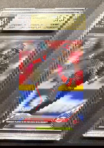 2023 Topps Now #485 Elly de la Cruz RC BGS 9.5 Gem Mint