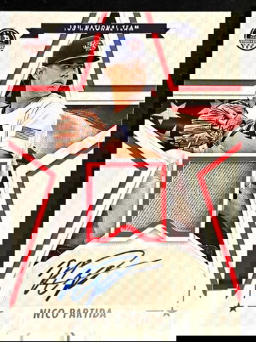 2025 Panini Stars & Stripes USA National Team GAME WORN Jersey AUTO NICO PARTIDA