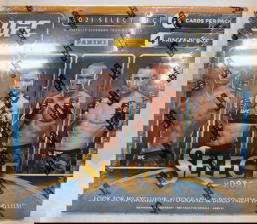 2021 Panini Select UFC FOC Factory Sealed H2 Hobby Box 4 Packs 6 Cards Per Look for Exclusive Autos & Disco Prizm