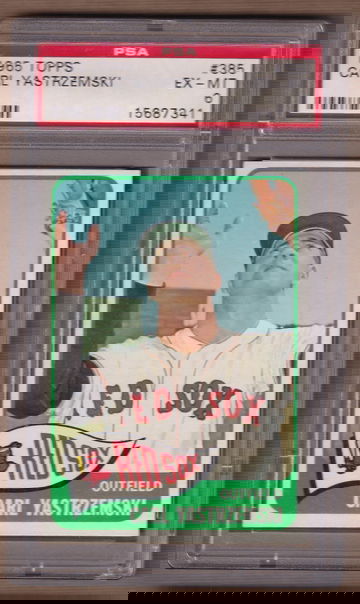 1965 Topps #385 Carl Yastrzemski PSA 6