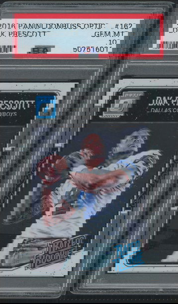 2016 Donruss Optic DAK PRESCOTT Rated Rookie RC #162 PSA 10