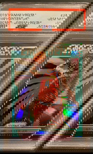 Kevin Porter Jr. Prizm Emergent Green Prizm PSA 10