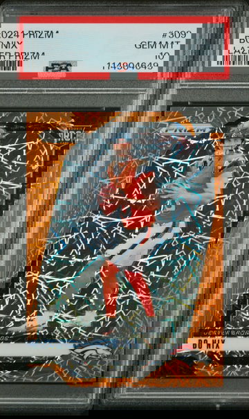 2024 Panini Prizm Lazer Prizm Bo Nix #309 PSA 10