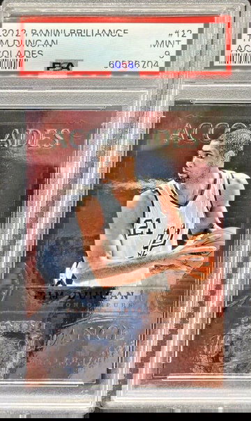 2012-13 Panini Brilliance Accolades Tim Duncan * PSA 9 MINT * Pop 2 None Higher!