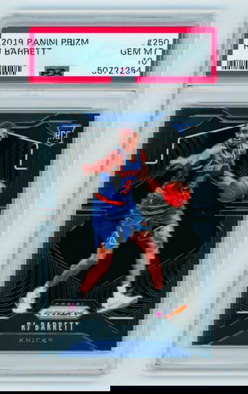 2019-20 Panini Prizm RJ Barrett RC Rookie #250 PSA 10