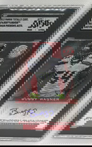 2012 Totally Certified Bobby Wagner Rookie Auto /290 Seahawks SGC 9 Auto 10