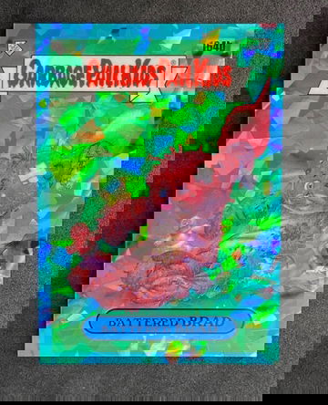 2021 Topps Garbage Pail Kids Sapphire Edition 164b Battered Brad /99