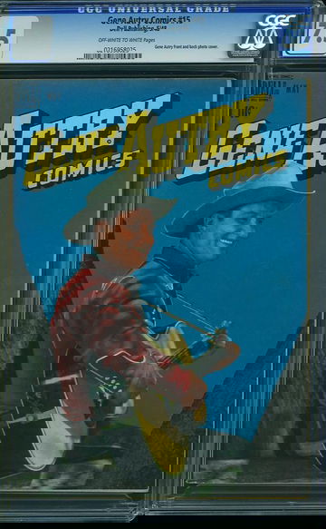 GENE AUTRY COMICS #15, CGC 7.5 VF-