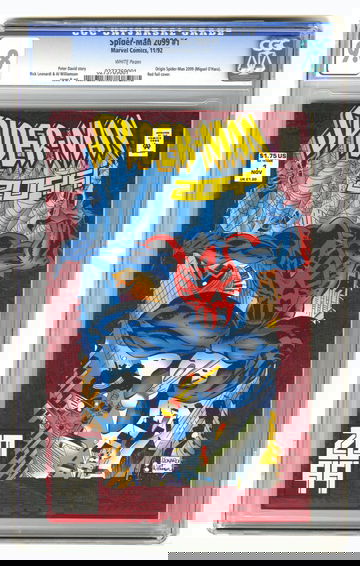 Spider-Man 2099 #1, CGC 9.8, Origin of Spiderman 2099 (Miguel O'Hara), Red Foil Cover