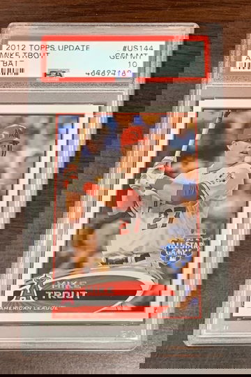 2012 Topps Update Mike Trout PSA 10