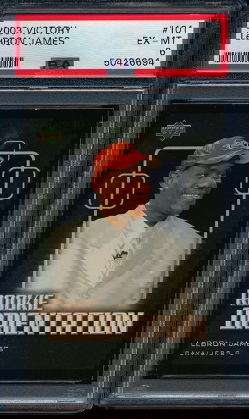 2003 Upper Deck Victory Lebron James PSA 6 EX-MT