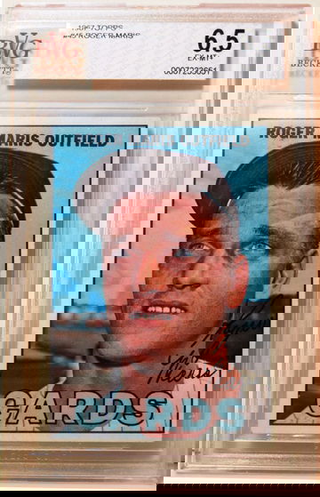 1967 Topps #45 Roger Maris BVG 6.5 EX-MT+