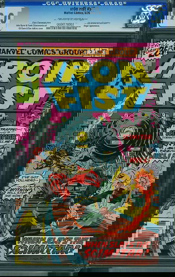 IRON FIST #5, CGC 9.0 VFNM