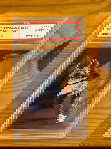 Tracy McGrady 1997 Bowmans Best #111 PSA 9 Raptors Rookie (low pop)