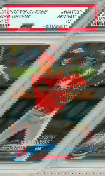 2018 Topps Chrome Shohei Ohtani Update #HMT32 PSA 10