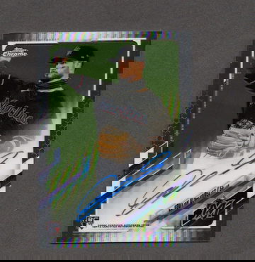 2021 Topps Chrome Eddy Alvarez Autograph RC