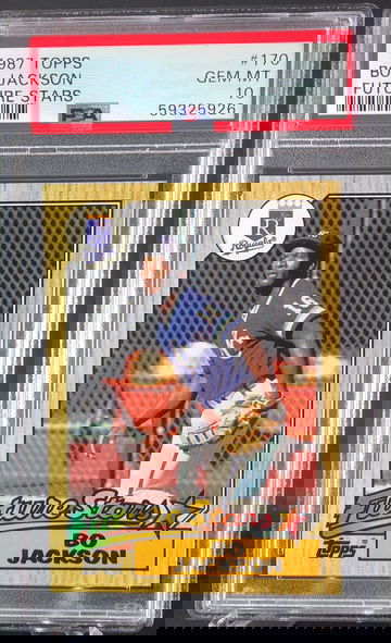 1987 Topps Future Stars Bo Jackson #170 PSA 10 GEM MT💎