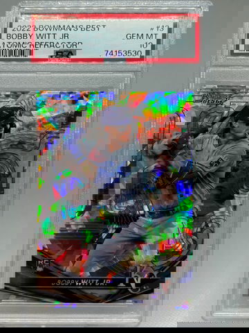 2022 Bowman's Best #13 Atomic Bobby Witt Jr. PSA 10