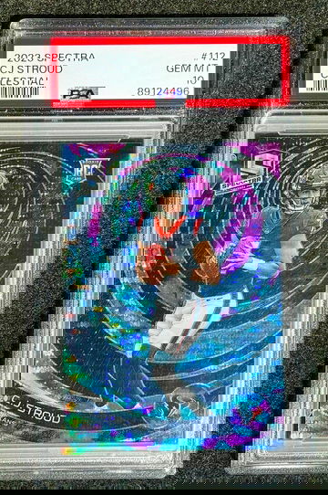 2023 Panini Spectra CJ Stroud Celestial #’d/99 PSA 10 POP 8 #112 Texans RC