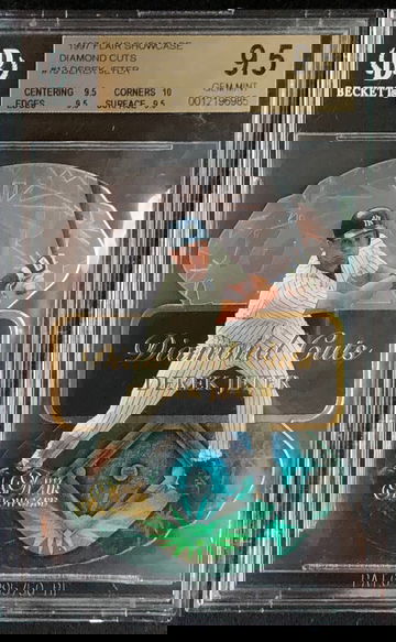 Derek Jeter 1997 Flair Showcase Diamond Cuts BGS 9.5 True Gem Plus