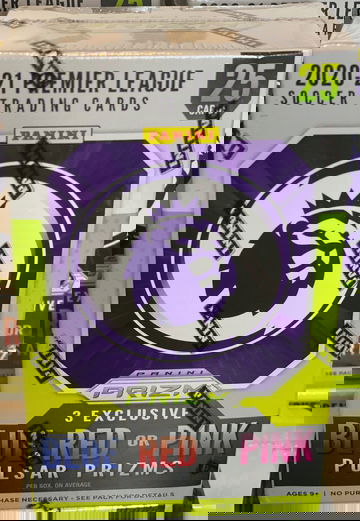 2020/21 Panini Prizm Premier League Soccer Cereal Box EPL