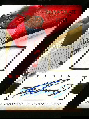 2014 Panini Immaculate Ken Griffey Jr Patch Auto/25