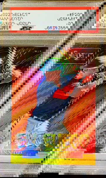 Juan Soto Gold Prizm /10 PSA 10 POP 1 En Fuego