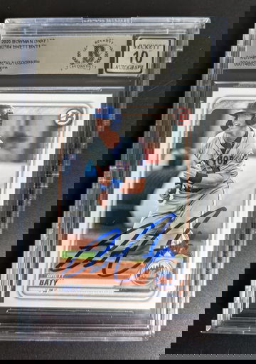 Brett Baty Autographed 2020 Bowman!