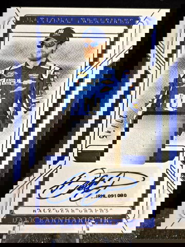 Dale Earnhardt Jr  2025 National Treasures  RACE USED Gear Graphs  Patch Auto  /75 