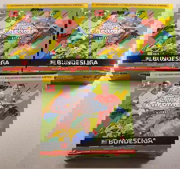 (3) 2020-21 Topps Chrome Bundesliga Match Attax Boxes