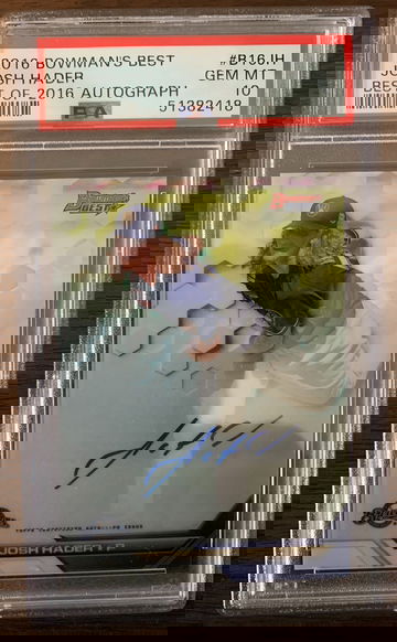 2016 Bowman's Best Josh Hader Best of 2016 Autograph #B16JH