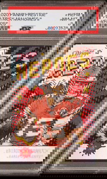 2020 Panini Prestige Patrick Mahomes II Heroes #HEPM PSA 8 [FT-2C.17]