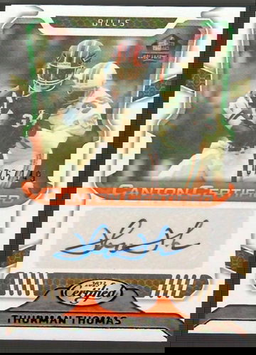 2023 Panini Canton Certified #CCS-TT Thurman Thomas Autograph 76/149 Bills HOF