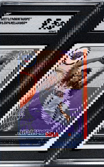 2021-22 Panini NBA Hoops Basketball  #84 Zion Williamson - Graded SGC 9.5 MT+ 🏀