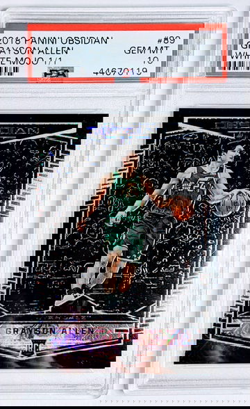 #1/1 PSA 10 Grayson Allen 2018 Panini Obsidian White Mojo RC