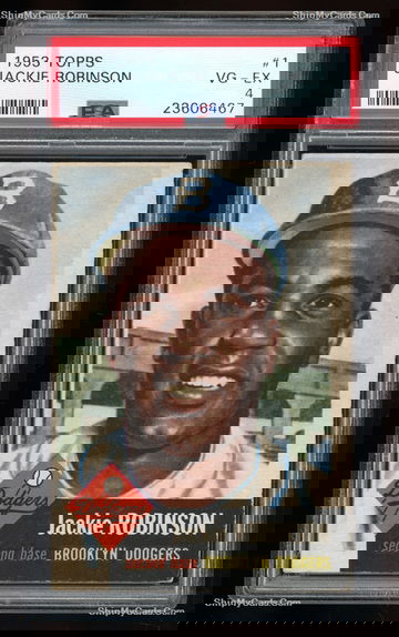 1953 TOPPS JACKIE ROBINSON PSA 4 #1