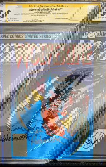 Wolverine Limited Series #2 CGC 8.0 Signature Series